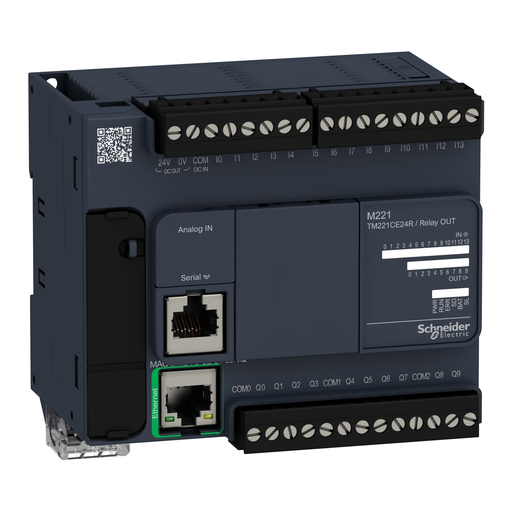 Mayer-DDS-logic controller, Modicon M221, 24 IO, relay, Ethernet-1