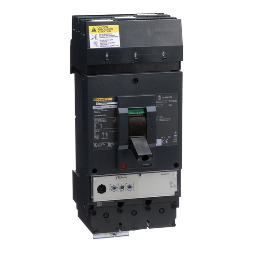 Product image for Square D LGA36400U31X 3-Pole 400 Amp 600 Volt Electronic Trip Molded Case Circuit Breaker