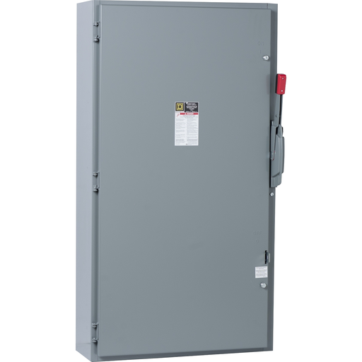 Mayer-DDS-Safety switch, heavy duty, fusible, 400A, 600VAC/VDC, 3 poles, 350HP, NEMA 1-1