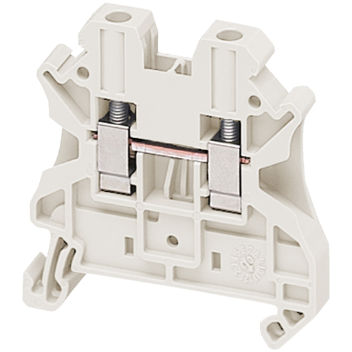 Mayer-DDS-Terminal Blocks, Linergy, feed through, 30A, 600V, screw termination, 2 points, 26AWG to 10AWG, white-1