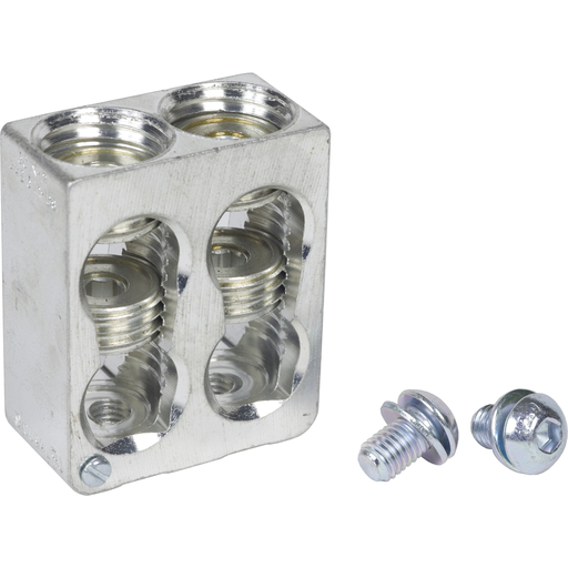 Mayer-DDS-Circuit breaker accessory, PowerPacT P, lug kit, mechanical, 1200A, 3/0 AWG to 500kcmil, unit mount and I-Line, Al-1