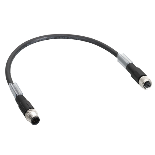 Mayer-DDS-TM7 daisy chain bus cable - straight - M12B male-female - 10m-1