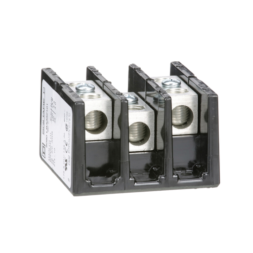 Product image for Square D 9080LBA362101 600 Volt 175 Amp Power Distribution Block