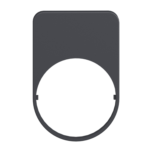 Mayer-DDS-Legend plate 40x60mm for flush mounted heads, Harmony XB5, plastic, 2 lines, unmarked-2