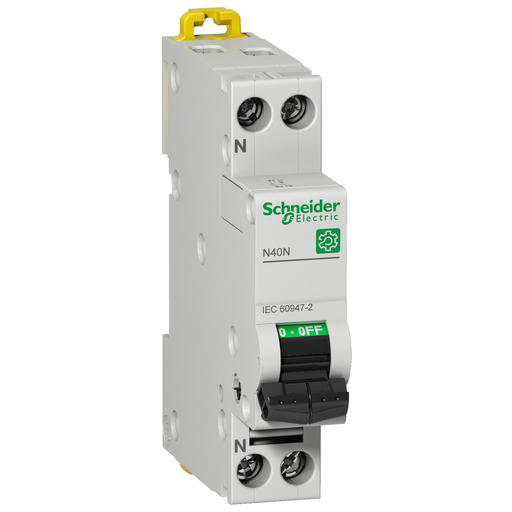 Mayer-DDS-Miniature circuit breaker (MCB), Multi9 N40N, 1P+N, 10A, C curve, 10kA (IEC/EN 60947-2)-1