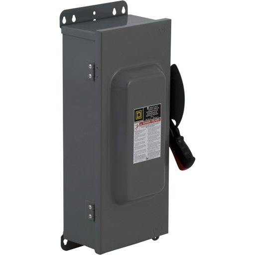 Mayer-DDS-Safety switch, heavy duty, non fusible, 100A, 4 pole, 75hp, 600VAC/DC, NEMA 12-1