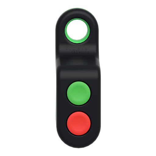 Mayer-DDS-22mm push button, Harmony ZB, wireless and batteryless handy box, 2 simple action buttons, ZBRT1 transmitter-2