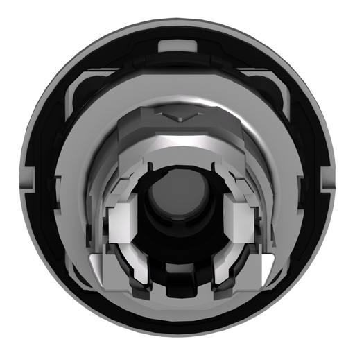 Mayer-DDS-Head for illuminated selector switch, Harmony XB4, metal, yellow handle, 30mm, universal LED, 2 positions, spring return-2
