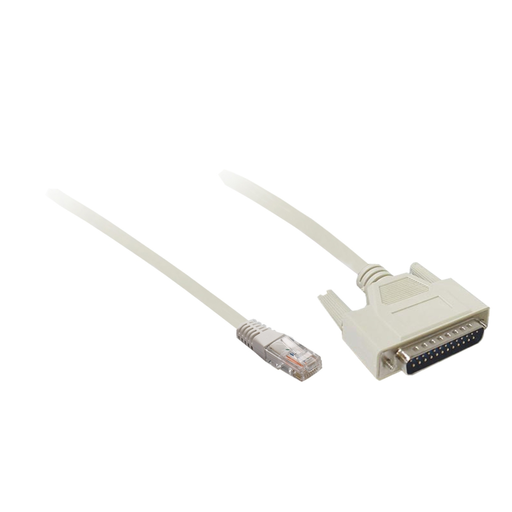 Mayer-DDS-Modbus serial link connecting cable, Preventa safety automation, 1 RJ45, 1 SUB D 25, 0.3m-1