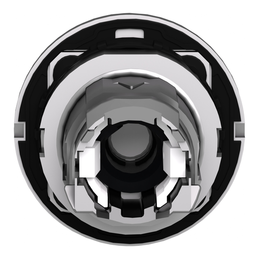 Mayer-DDS-Head for illuminated selector switch, Harmony XB4, metal, yellow handle, 30mm, universal LED, 3 positions, left to center-2