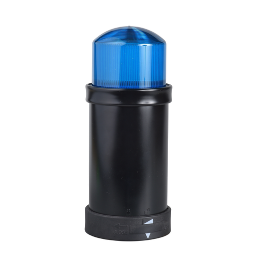 Square D XVBC8B6 70 mm 24 VDC 850 mA 10 W Blue Polycarbonate Strobe LED Beacon Lens Unit Product image for Square D XVBC8B6 70 mm 24 VDC 850 mA 10 W Blue Polycarbonate Strobe LED Beacon Lens Unit