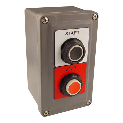 Product image for Square D 9001KYSK201 600 VAC 10 Amp 1NO 2NC NEMA 1/3/4/4X/13 304 Stainless Steel Push Button Control Station