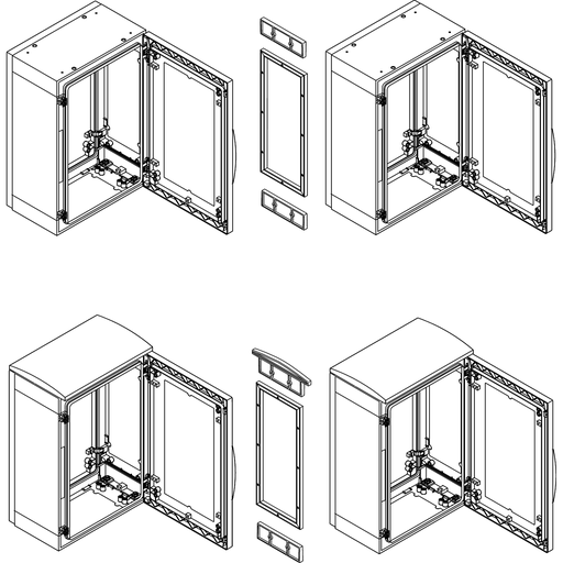 Mayer-DDS-Additional aesthetic trim kit for coupling versPLA or PLAZ without canopy D320mm-1