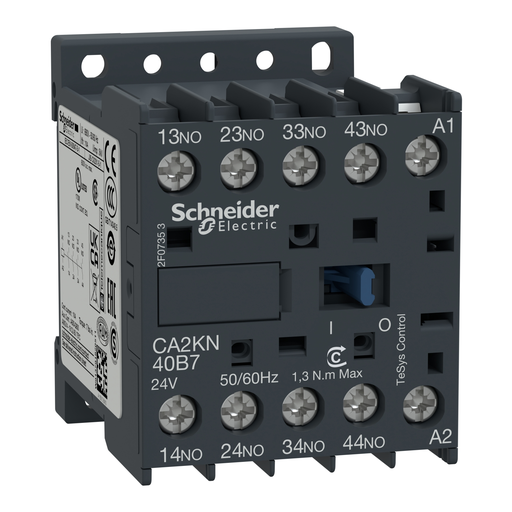 Product image for SQUARED CA2KN40E7 Control relay, Te