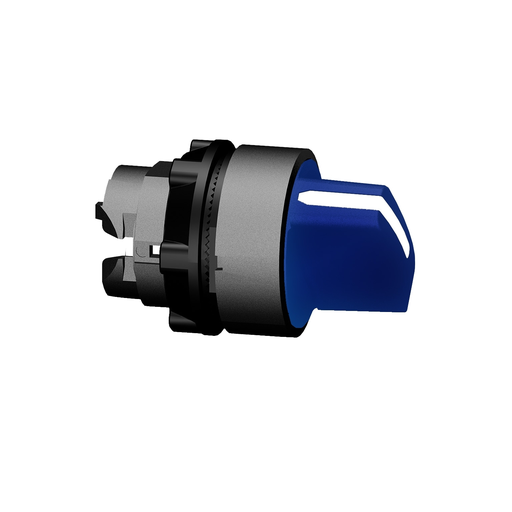 Mayer-DDS-Head for selector switch, Harmony XB5, XB4, blue Ø22 mm 3 position stay put-1