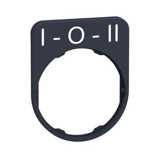 Mayer-DDS-legend plate with i-o-ii marking for flush-1