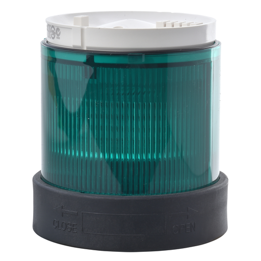 Square D XVBC4B3 70 mm 48 VDC 40 mA 10 W Green Polycarbonate Flash LED Beacon Lens Unit Product image for Square D XVBC4B3 70 mm 48 VDC 40 mA 10 W Green Polycarbonate Flash LED Beacon Lens Unit