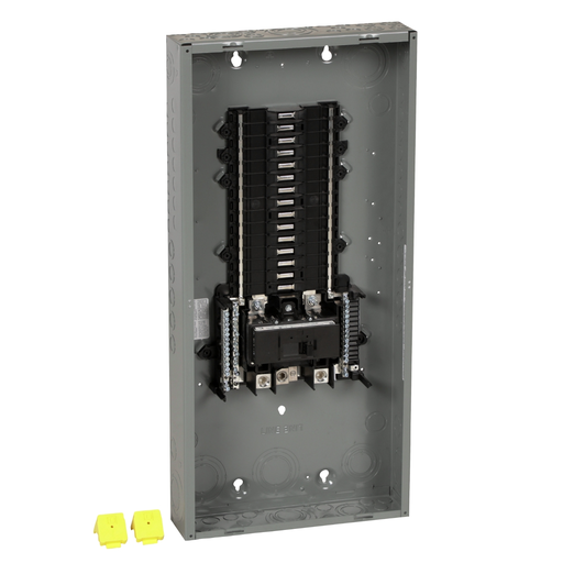 Picture of QO130M150P - Load center, QO, 1 phase, 30 spaces, 30 circuits, 150A convertible main breaker, PoN, NEMA1