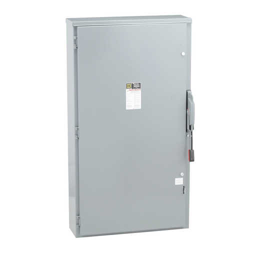 Mayer-DDS-Safety switch, heavy duty, fusible, 600A, 2 pole, 400hp, 600VAC/DC, NEMA 3R-1