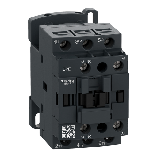 Mayer-DDS-IEC contactor,Easy TeSys DPE,nonreversing,12A,3P,5HP at 480V AC,120V 50/60Hz coil-3