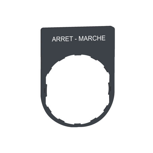 Mayer-DDS-legend plate with arret-marche marking-1