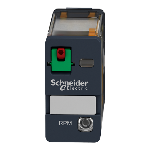 Mayer-DDS-plug-in relay, Harmony electromechanical relays, 15A, 1CO, with LED, lockable test button, 12V DC-2
