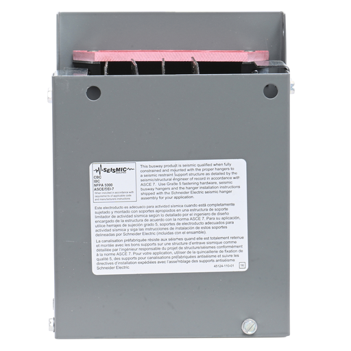 Mayer-DDS-Busway, I-Line, end closure, for 600A copper, for 400A aluminum or copper, 600 VAC [TAA]-2