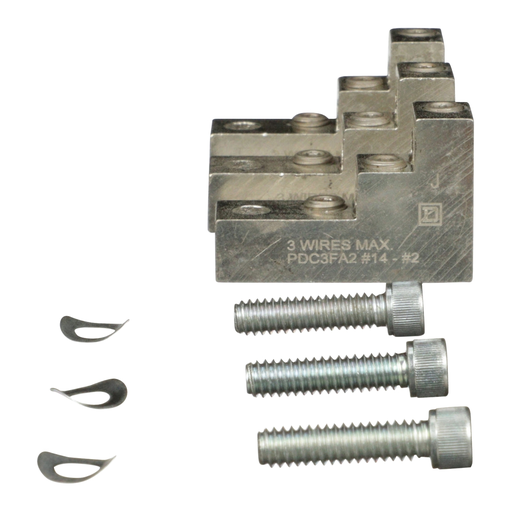 Mayer-DDS-Circuit breaker accessory, PowerPacT, power distribution connectors, aluminum or copper, qty 3-2
