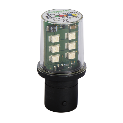 Mayer-DDS-LED bulb, Harmony XVB, BA15d, orange, flashing signaling type, 24V AC-1