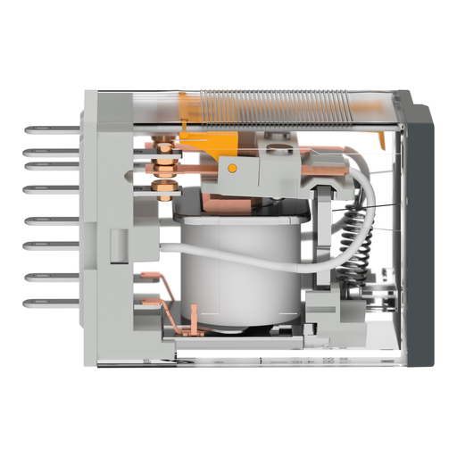 Mayer-DDS-miniature plug in relay, Harmony Electromechanical Relays, 5A, 2CO, without LED, 120V AC-2