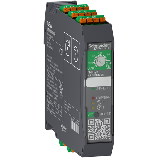 Mayer-DDS-Reversing ultra compact starter, TeSys Hybrid, 3P, 500VAC, 0.75kW at 400V, 110 to 230VAC, Spring terminal-1