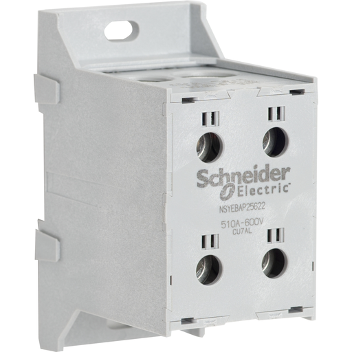 Mayer-DDS-Power distribution block, Linergy, enclosed, 510A CU, 410A AL, 600 V, 2 line side lug, 2 load side lug, AL lug, panel-1