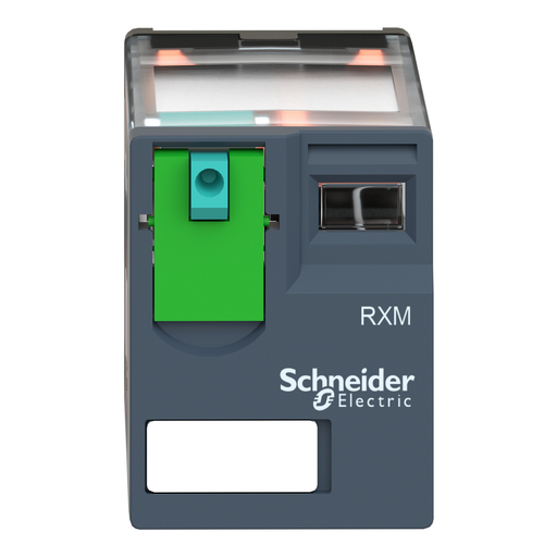 Mayer-DDS-miniature plug in relay, Harmony Electromechanical Relays, 6A, 4CO, lockable test but to n, 110V DC-2