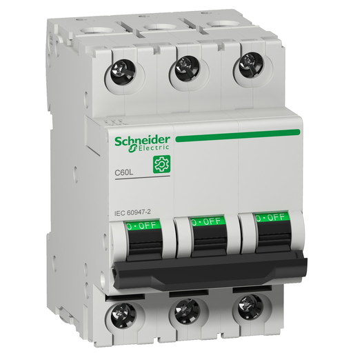 Mayer-DDS-Miniature circuit breaker (MCB), Multi9 C60L, 3P, 1A, C curve, 25kA (IEC/EN 60947-2)-1