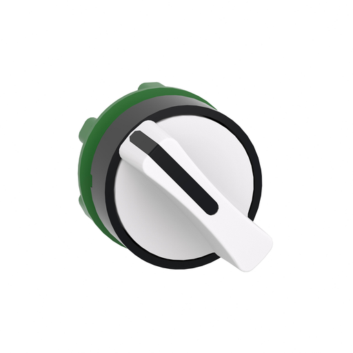 Mayer-DDS-Head for selector switch, Harmony XB5, white Ø22 mm 3 position spring return-1