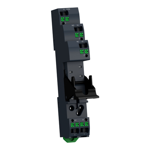 Mayer-DDS-Push in socket with clamp, Harmony Electromechanical Relays, for RSB1A120 relays, 12A, push in terminals, separate contact-2