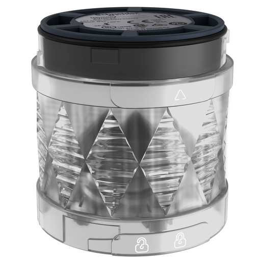 Mayer-DDS-Modular tower light, Harmony XVU, illuminated LED units, white, 60mm, steady, IP65, 24V AC DC-1
