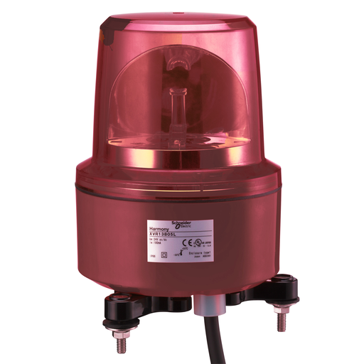 Mayer-DDS-Rotating beacon, Harmony XVR, 130mm, red, without buzzer, 120V AC-1