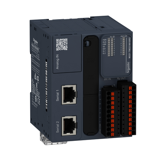 Mayer-DDS-logic controller, Modicon M221, 16 IO, relay, spring-1