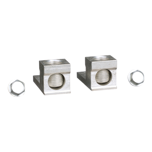 PKOGTJ250 - Load center accessory, Homeline, spare parts, grounding kit, 400A to 600A, 2 or 3 pole, set of 2