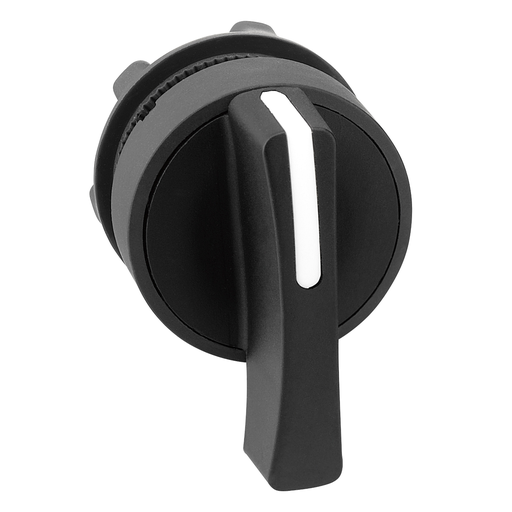 Mayer-DDS-Head for selector switch, Harmony XB5, XALF, XB4, black 22mm 3 position spring return-1