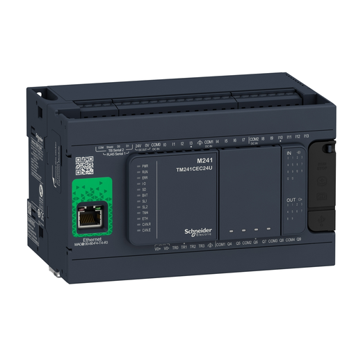Mayer-DDS-logic controller, Modicon M241, 24 IO, relay, Ethernet-1