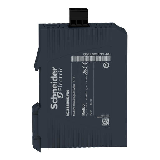 Mayer-DDS-network switch, Modicon Networking, standard unmanaged, 5 ports for copper-3