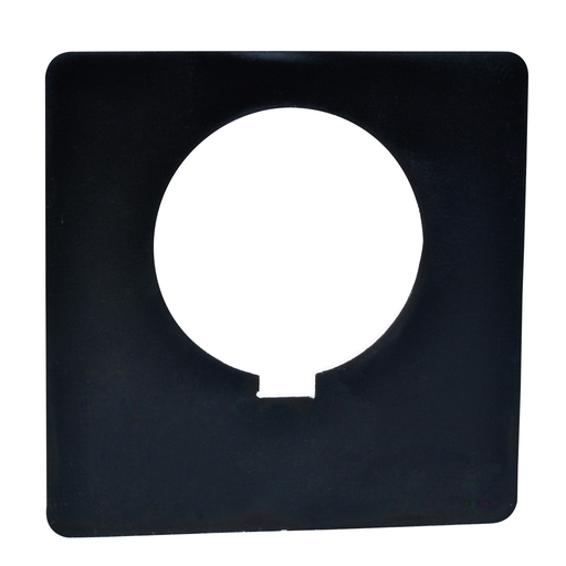 Mayer-DDS-Blank legend, Harmony 9001K, Harmony 9001SK, 30mm, plastic, black with white letters, 57mm square-1