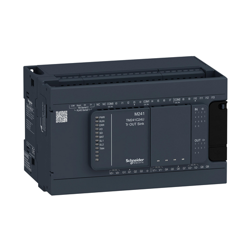 Mayer-DDS-Logic controller, Modicon M241, 24 IO transistor NPN-1
