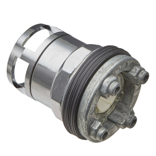 Product image for Square D 9001K3L 30 mm Blue Body Metal Bezel Momentary Full Guarded Round Illuminated Push Button Operator