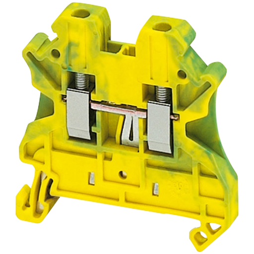 NSYTRV22PE - Terminal block, Linergy TR, green-yellow, 2.5mm2, protective earth, 2 points, Set of 50