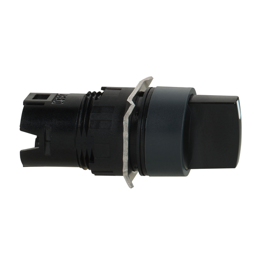 Mayer-DDS-16mm push button, Harmony XB6, selector switch, nonilluminated, black  3 position maintained, 2NO contacts-1