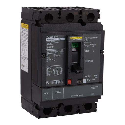 Product image for SQD HDL36050T Circuit breaker, Powe