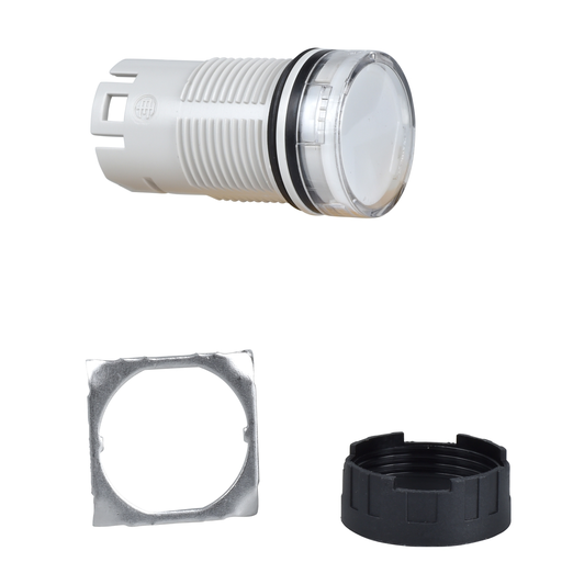 Mayer-DDS-Head for pilot light, Harmony XB6, white, 16mm, integral LED-1